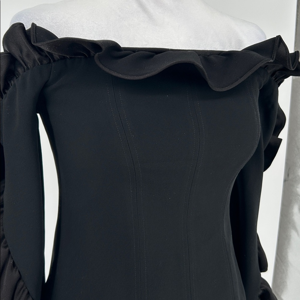 CINQ A SEPT Macie Top Off-the-Shoulder Ruffle Top Size S - Picture 4 of 14